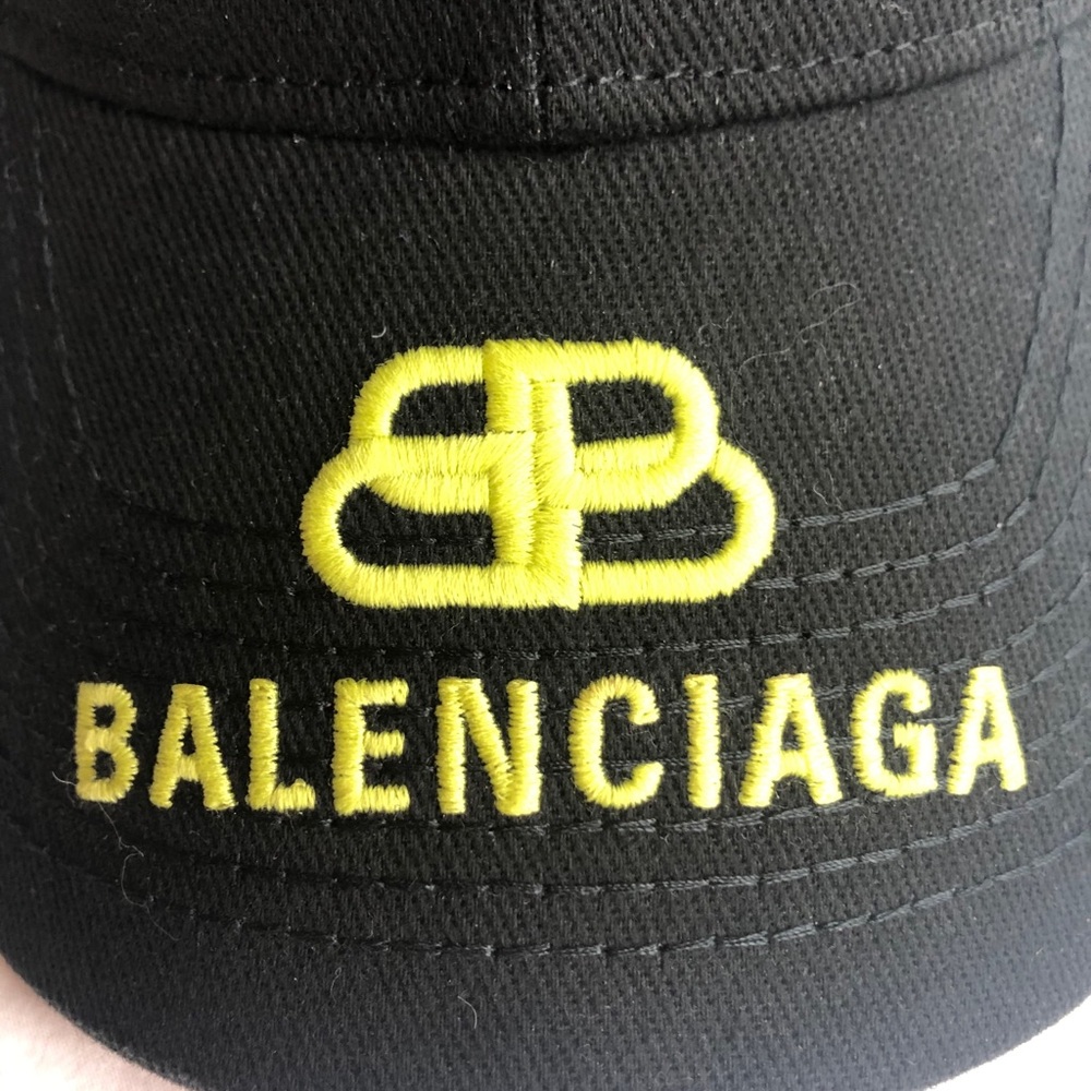 Authentic Balenciaga Unisex Black Baseball Hat - Picture 8 of 16